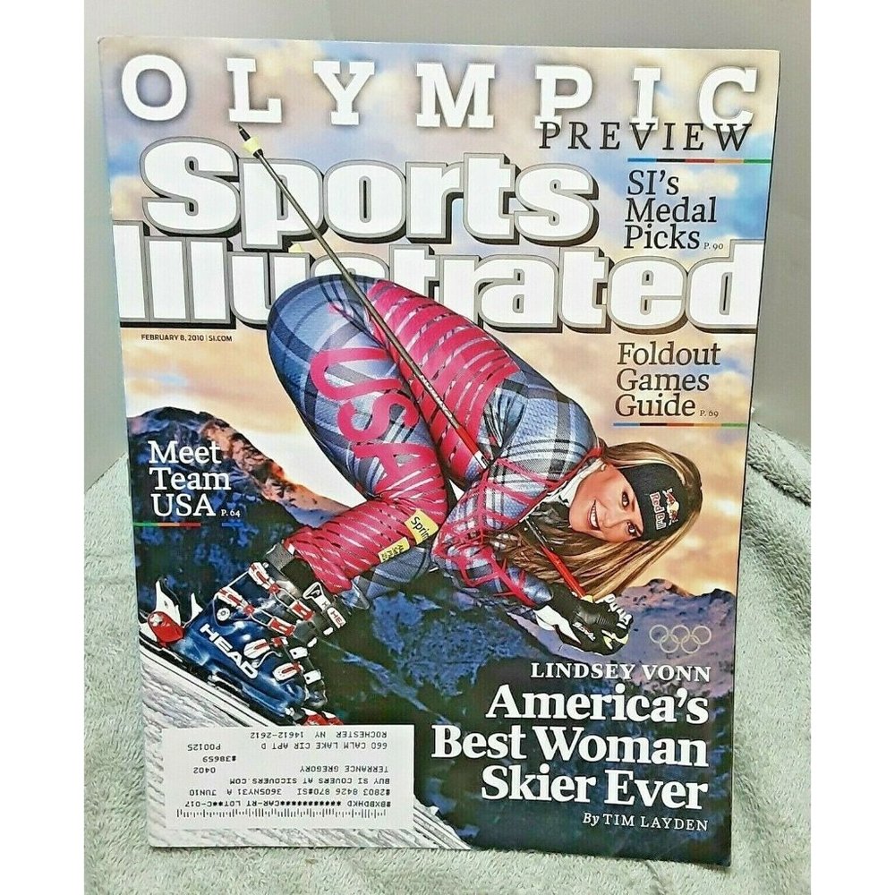 Sports Illustrated February 8 2010 Lindsey Vonn Woman Skier Olympics